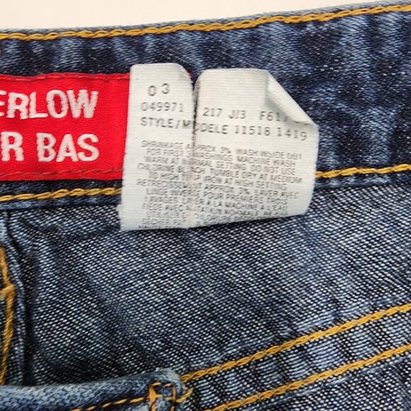 Levi's Superlow 7S Jeans Women's 100% Cotton Made in Canada Size 27x30 - Picture 12 of 14